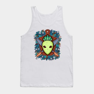 Radish and Knife Coat of Arms Tank Top